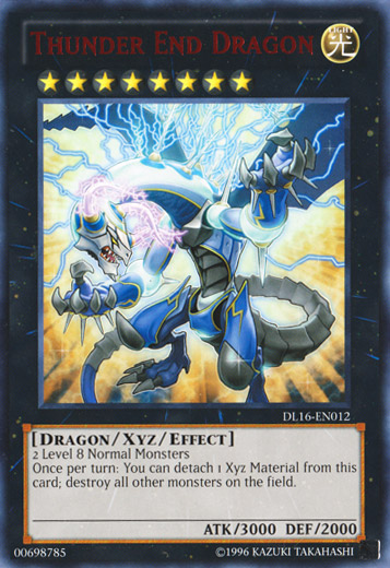 Thunder End Dragon (Red) [DL16-EN012] Rare | Odin's Place