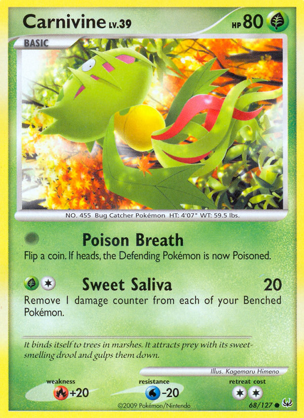 Carnivine (68/127) [Platinum: Base Set] | Odin's Place