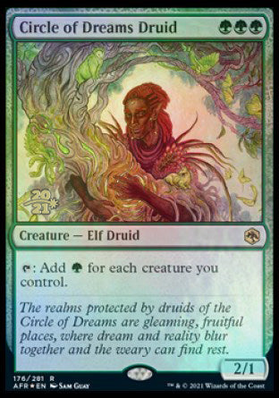 Circle of Dreams Druid [Dungeons & Dragons: Adventures in the Forgotten Realms Prerelease Promos] | Odin's Place