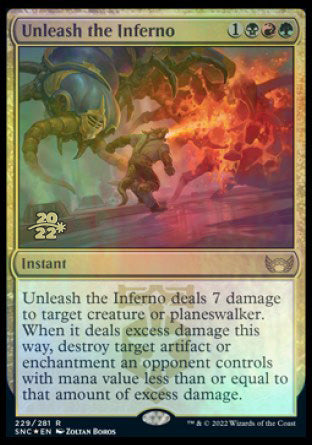 Unleash the Inferno [Streets of New Capenna Prerelease Promos] | Odin's Place