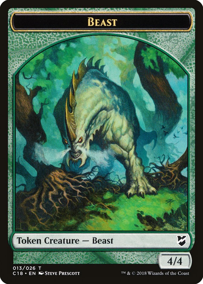 Beast Token (013/026) [Commander 2018 Tokens] | Odin's Place