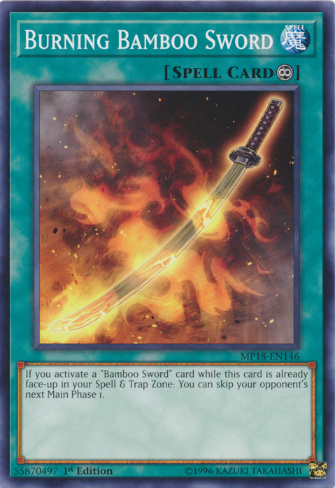 Burning Bamboo Sword [MP18-EN146] Short Print | Odin's Place