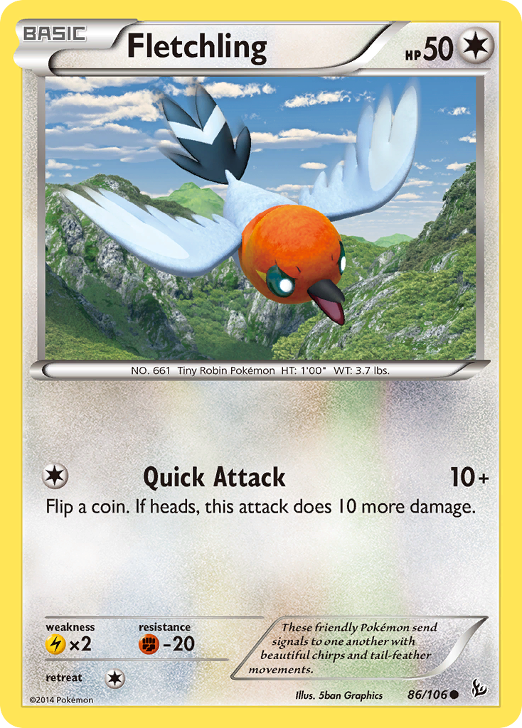 Fletchling (86/106) [XY: Flashfire] | Odin's Place