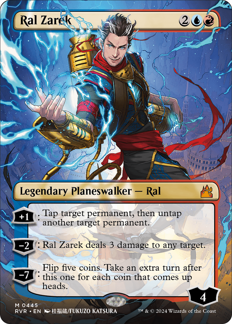 Ral Zarek (Anime Borderless) [Ravnica Remastered] | Odin's Place