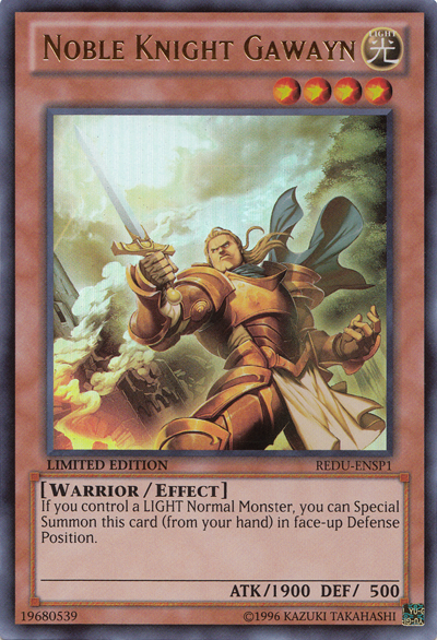Noble Knight Gawayn [REDU-ENSP1] Ultra Rare | Odin's Place