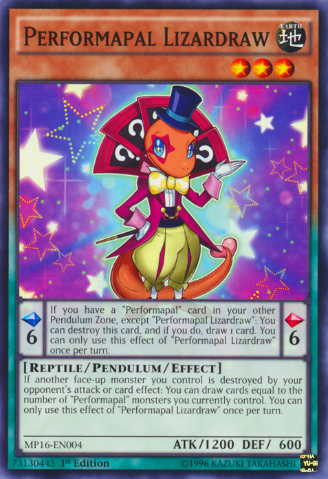 Performapal Lizardraw [MP16-EN004] Common | Odin's Place