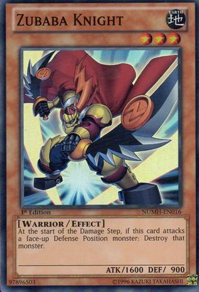 Zubaba Knight [NUMH-EN016] Super Rare | Odin's Place