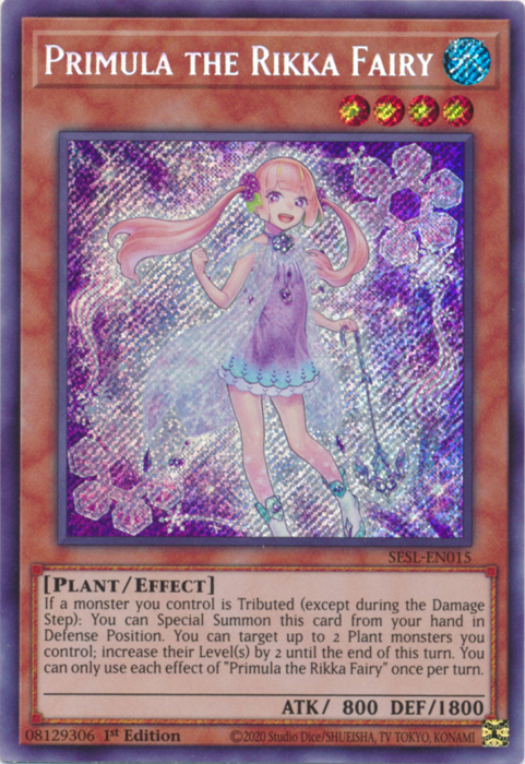 Primula the Rikka Fairy [SESL-EN015] Secret Rare | Odin's Place