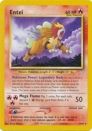 Entei (17/64) [Neo Revelation Unlimited] | Odin's Place