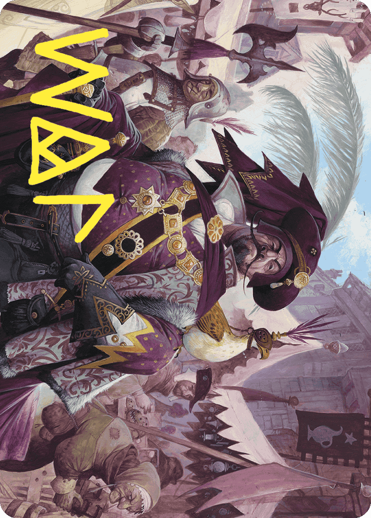 Discerning Financier Art Card (Gold-Stamped Signature) [Wilds of Eldraine Art Series] | Odin's Place