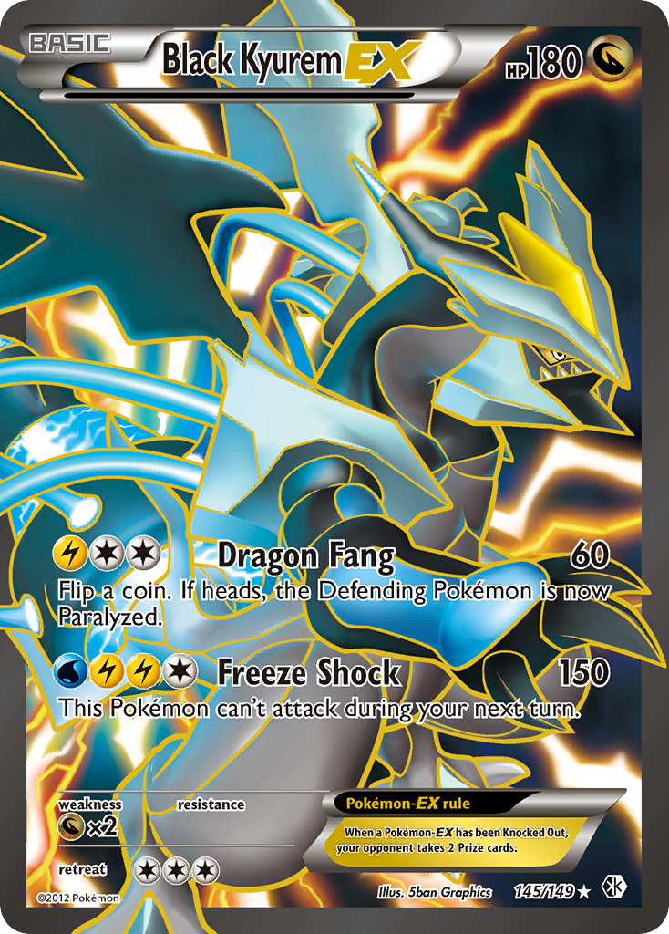 Black Kyurem EX (145/149) [Black & White: Boundaries Crossed] | Odin's Place