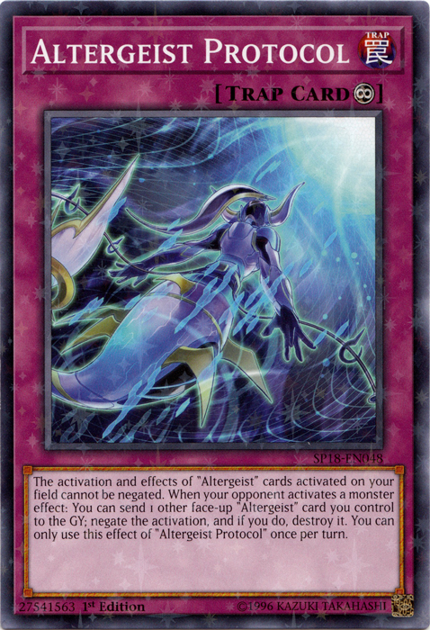Altergeist Protocol [SP18-EN048] Starfoil Rare | Odin's Place