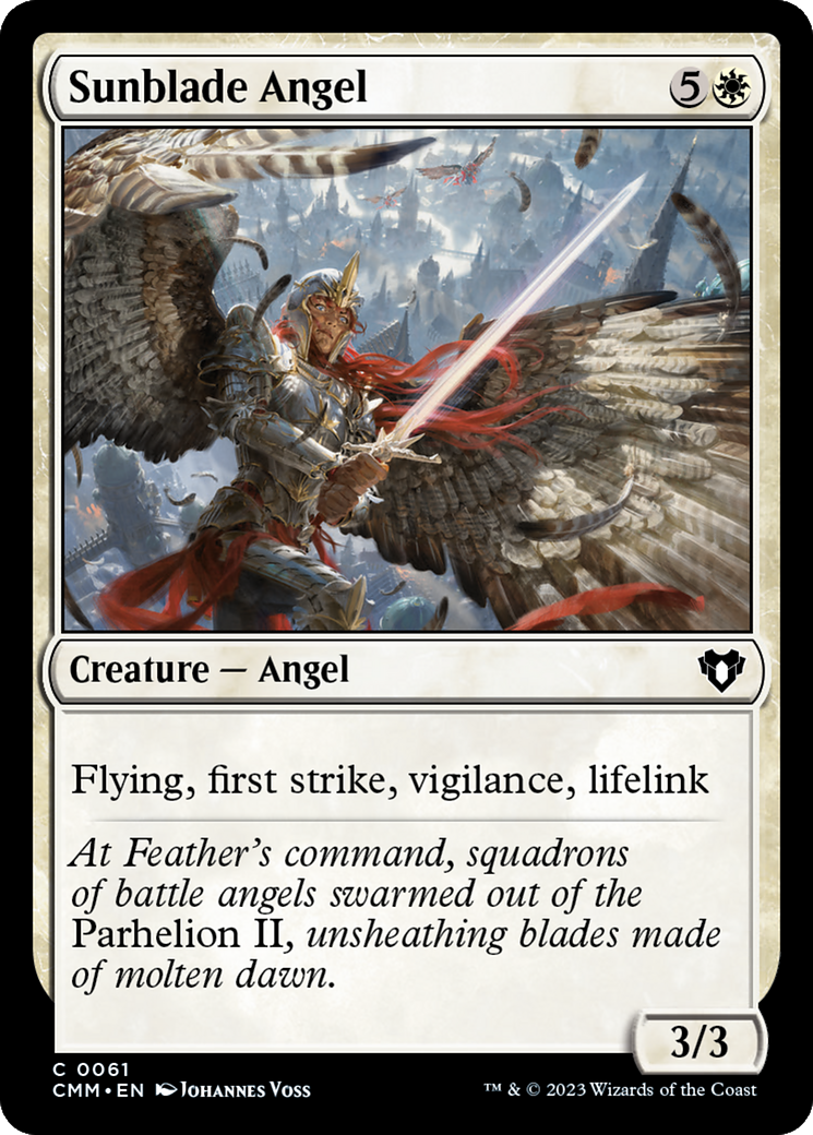 Sunblade Angel [Commander Masters] | Odin's Place