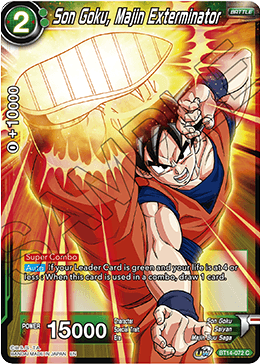Son Goku, Majin Exterminator (BT14-072) [Cross Spirits] | Odin's Place
