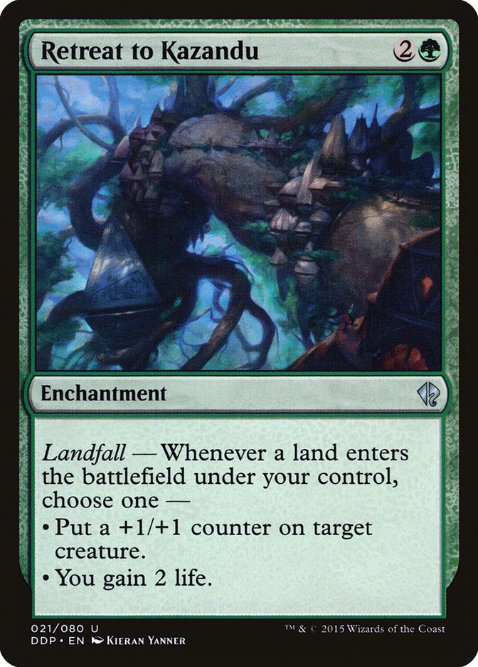 Retreat to Kazandu (21) [Duel Decks: Zendikar vs. Eldrazi] | Odin's Place