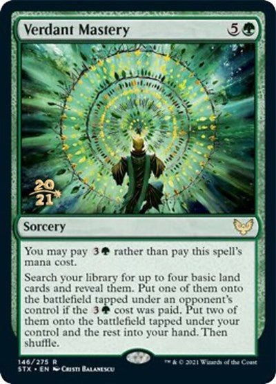 Verdant Mastery [Strixhaven: School of Mages Prerelease Promos] | Odin's Place