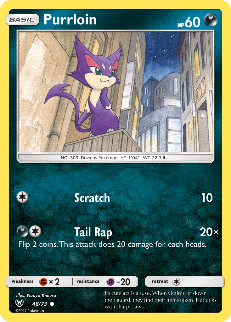 Purrloin (48/73) [Sun & Moon: Shining Legends] | Odin's Place