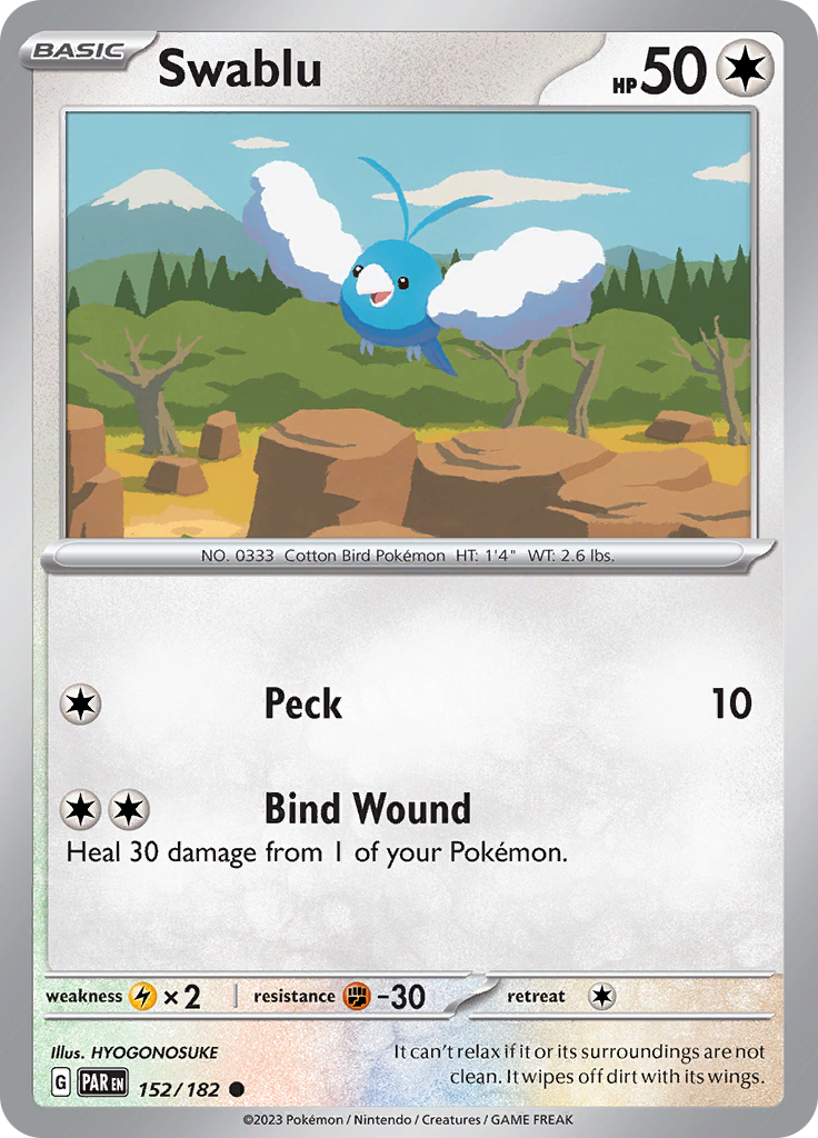 Swablu (152/182) [Scarlet & Violet: Paradox Rift] | Odin's Place