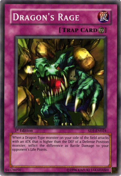 Dragon's Rage [SD1-EN024] Common | Odin's Place