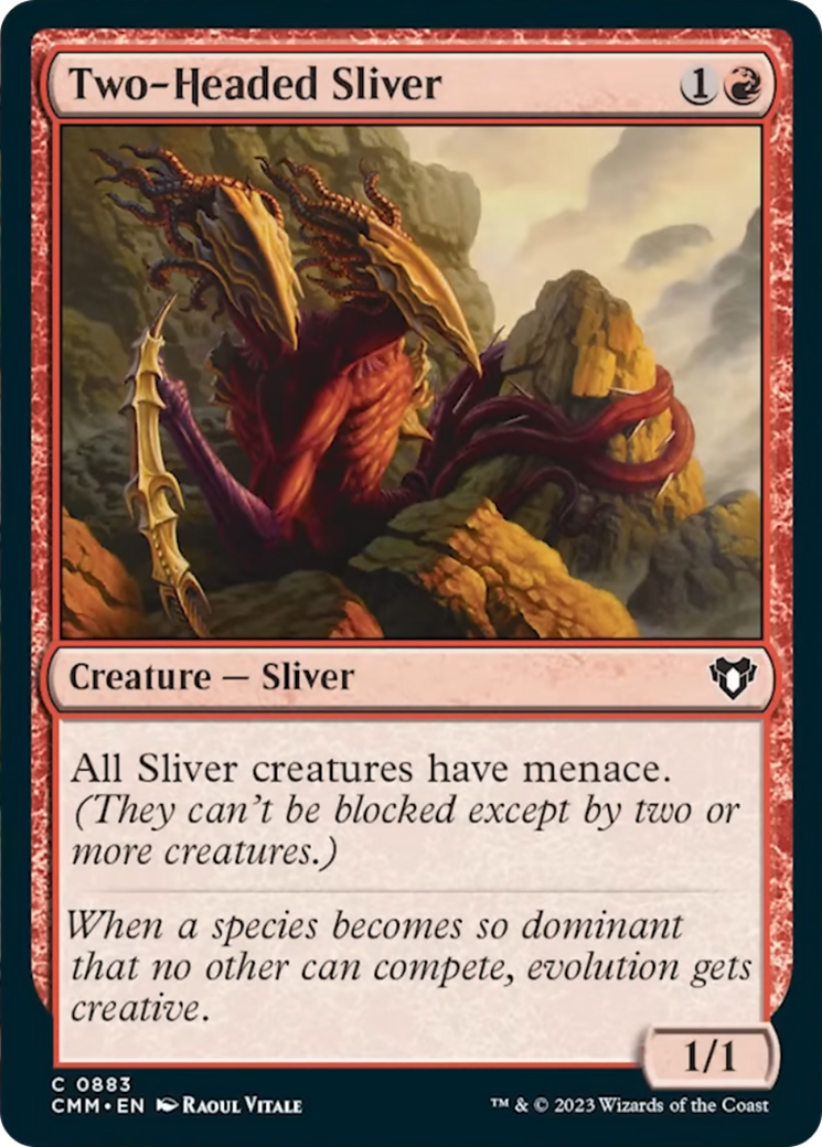Two-Headed Sliver [Commander Masters] | Odin's Place