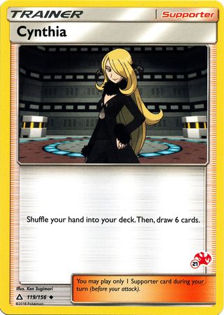 Cynthia (119/156) (Charizard Stamp #21) [Battle Academy 2020] | Odin's Place
