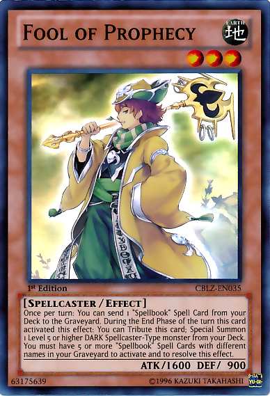 Fool of Prophecy [CBLZ-EN035] Super Rare | Odin's Place