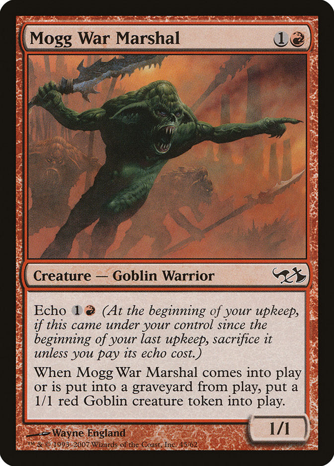 Mogg War Marshal (45) [Duel Decks: Elves vs. Goblins] | Odin's Place