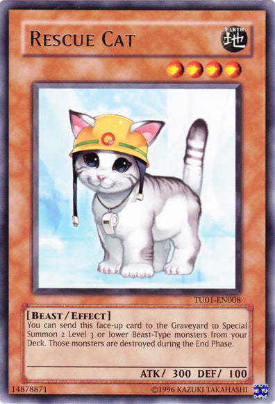 Rescue Cat [TU01-EN008] Rare | Odin's Place