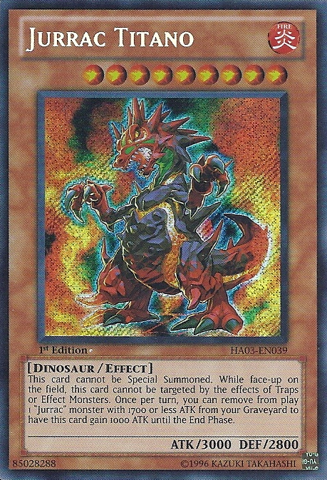 Jurrac Titano [HA03-EN039] Secret Rare | Odin's Place