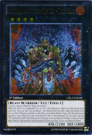 Brotherhood of the Fire Fist - Tiger King [CBLZ-EN048] Ultimate Rare | Odin's Place
