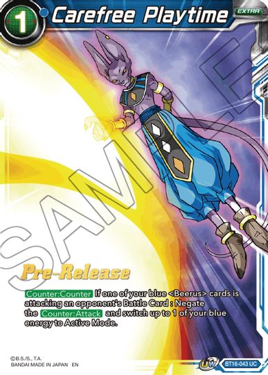 Carefree Playtime (BT16-043) [Realm of the Gods Prerelease Promos] | Odin's Place
