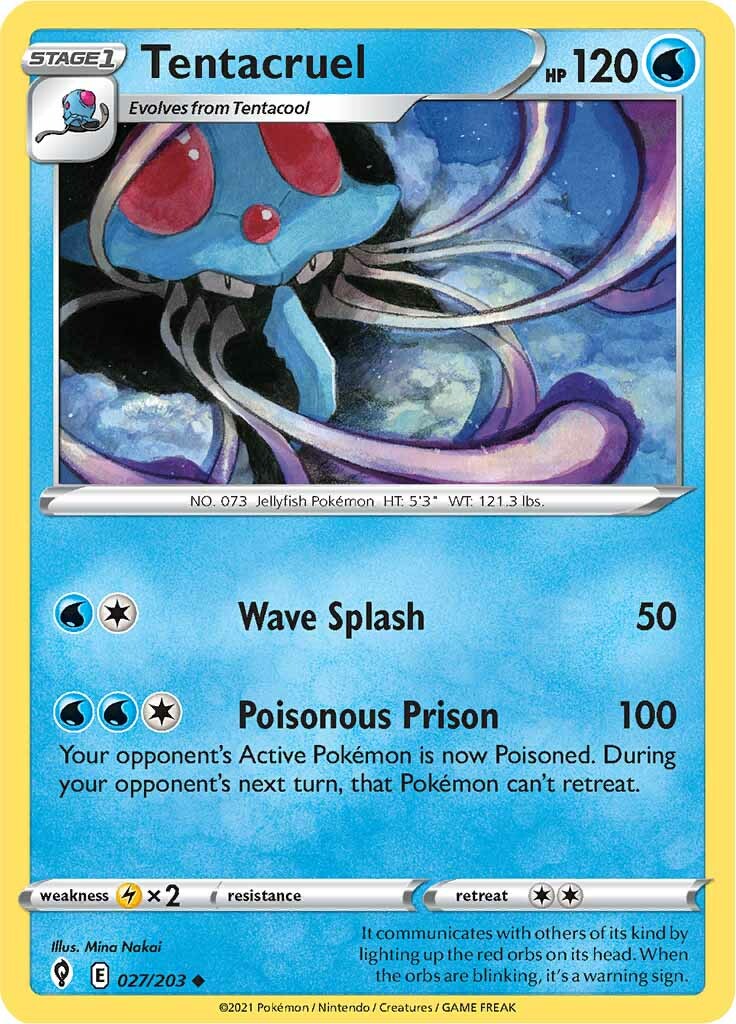 Tentacruel (027/203) [Sword & Shield: Evolving Skies] | Odin's Place
