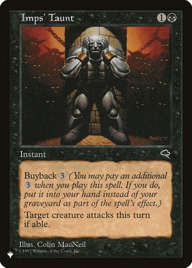Imps' Taunt [The List] | Odin's Place