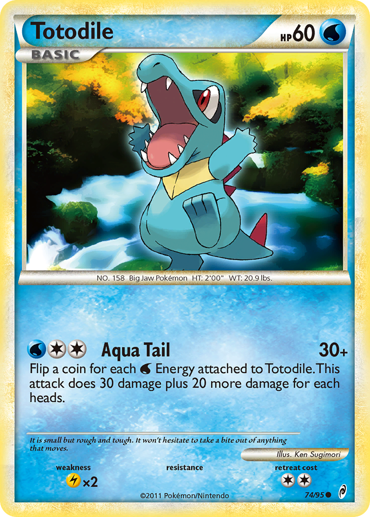 Totodile (74/95) [HeartGold & SoulSilver: Call of Legends] | Odin's Place