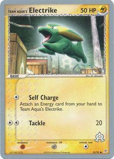Team Aqua's Electrike (53/95) (Blaziken Tech - Chris Fulop) [World Championships 2004] | Odin's Place