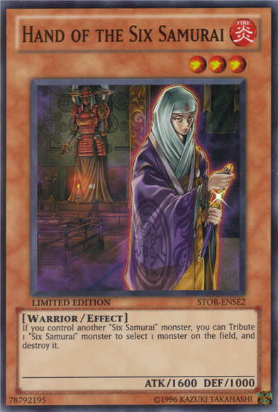 Hand of the Six Samurai [STOR-ENSE2] Super Rare | Odin's Place