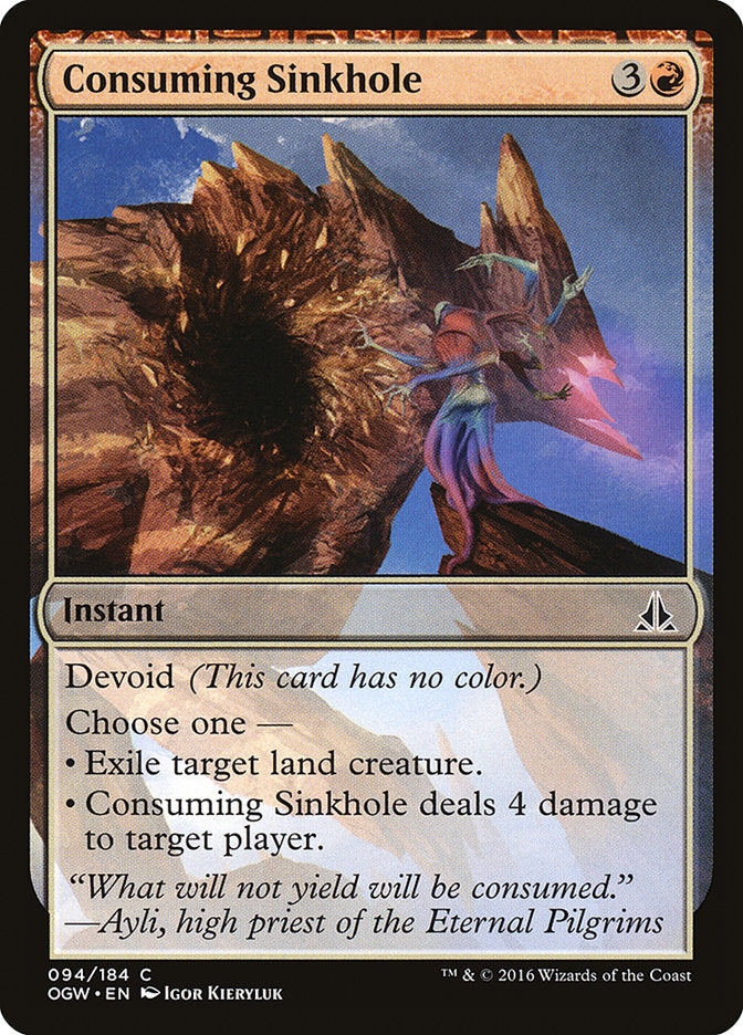 Consuming Sinkhole (94) [Oath of the Gatewatch] | Odin's Place