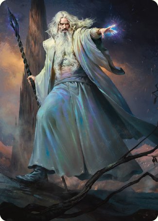 Saruman of Many Colors Art Card [The Lord of the Rings: Tales of Middle-earth Art Series] | Odin's Place