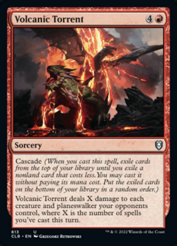 Volcanic Torrent [Commander Legends: Battle for Baldur's Gate] | Odin's Place