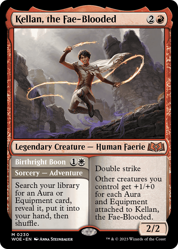 Kellan, the Fae-Blooded // Birthright Boon [Wilds of Eldraine] | Odin's Place