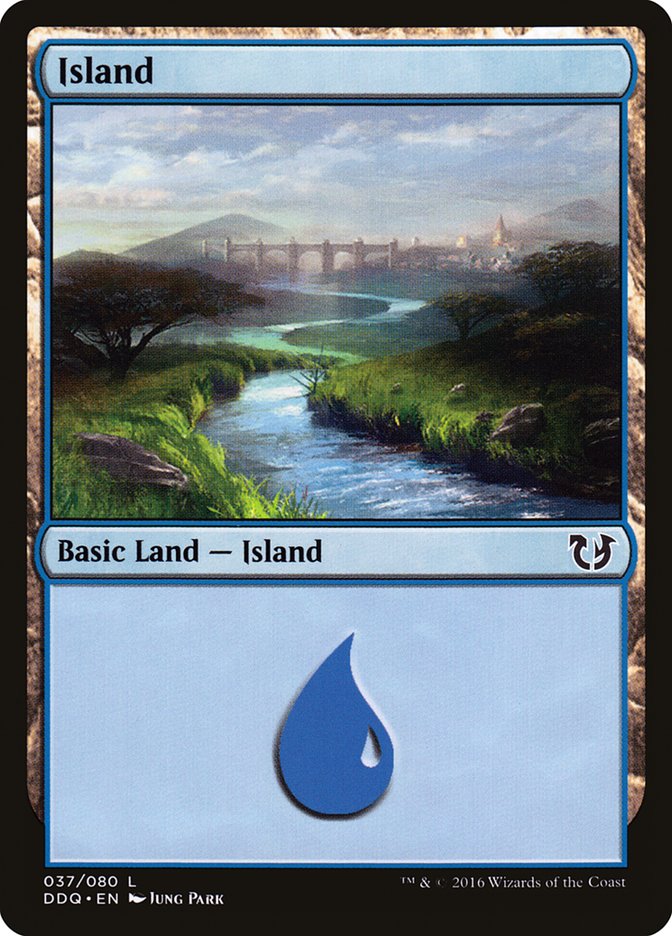 Island (37) [Duel Decks: Blessed vs. Cursed] | Odin's Place