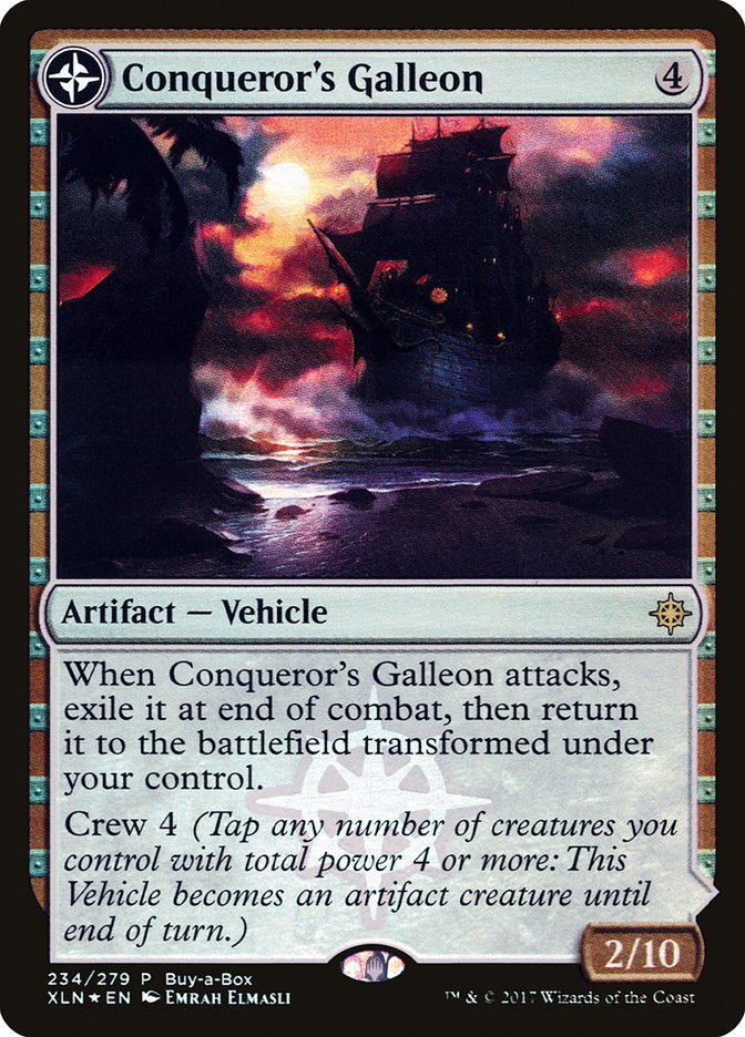 Conqueror's Galleon // Conqueror's Foothold (Buy-A-Box) [Ixalan Treasure Chest] | Odin's Place