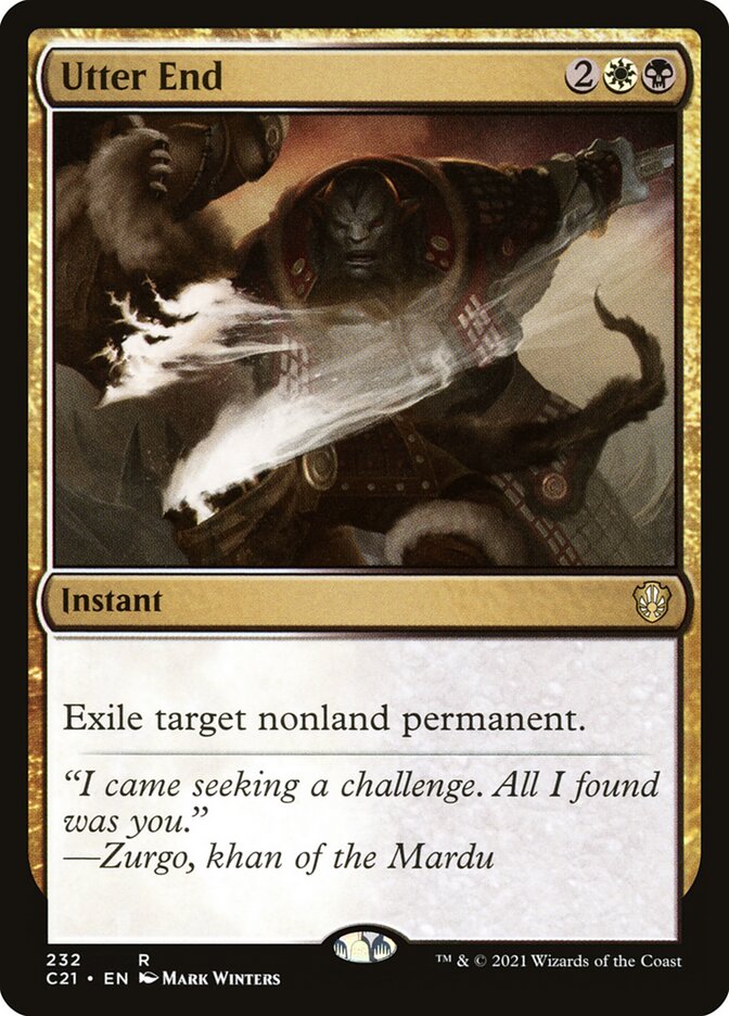 Utter End [Commander 2021] | Odin's Place
