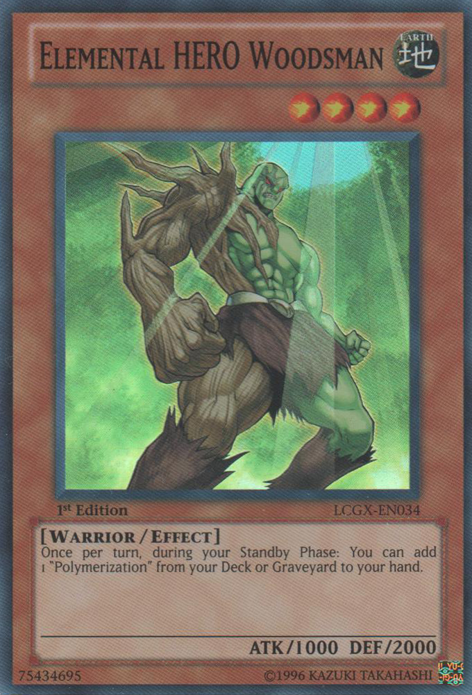 Elemental HERO Woodsman [LCGX-EN034] Super Rare | Odin's Place