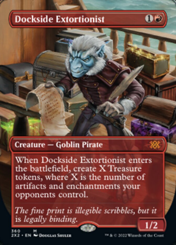 Dockside Extortionist (Borderless Alternate Art) [Double Masters 2022] | Odin's Place