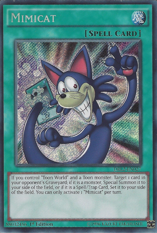 Mimicat [DRL2-EN027] Secret Rare | Odin's Place