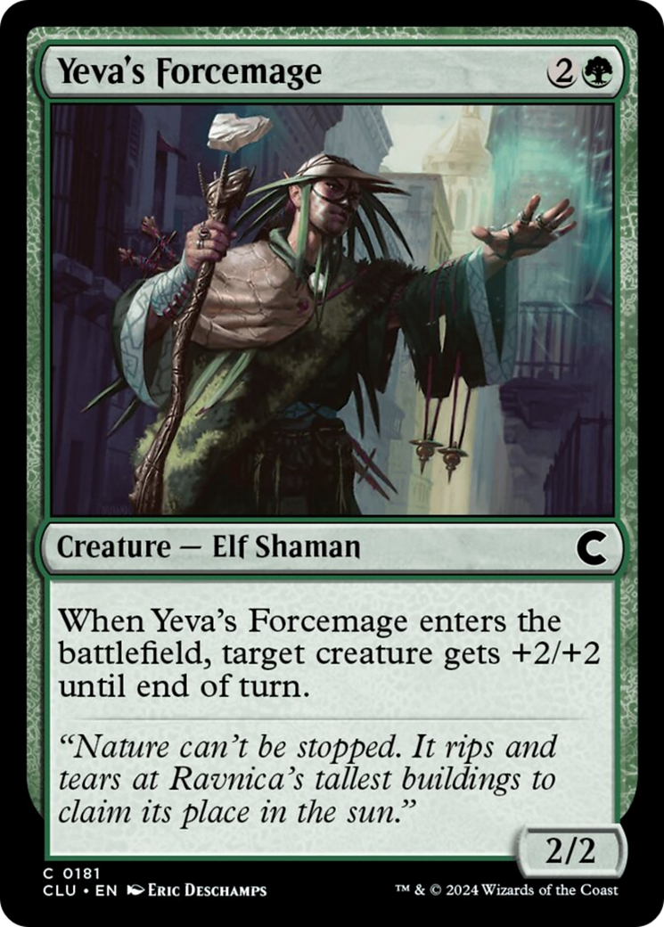 Yeva's Forcemage [Ravnica: Clue Edition] | Odin's Place