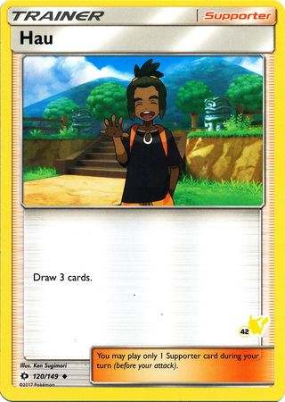 Hau (120/149) (Pikachu Stamp #42) [Battle Academy 2020] | Odin's Place