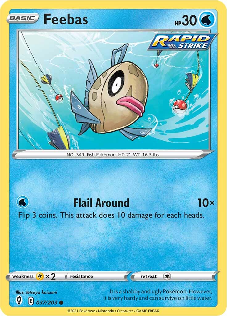 Feebas (037/203) [Sword & Shield: Evolving Skies] | Odin's Place