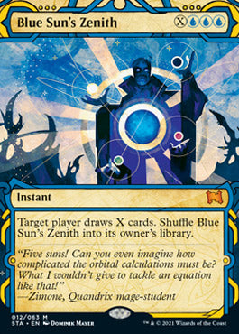 Blue Sun's Zenith (Foil Etched) [Strixhaven: School of Mages Mystical Archive] | Odin's Place